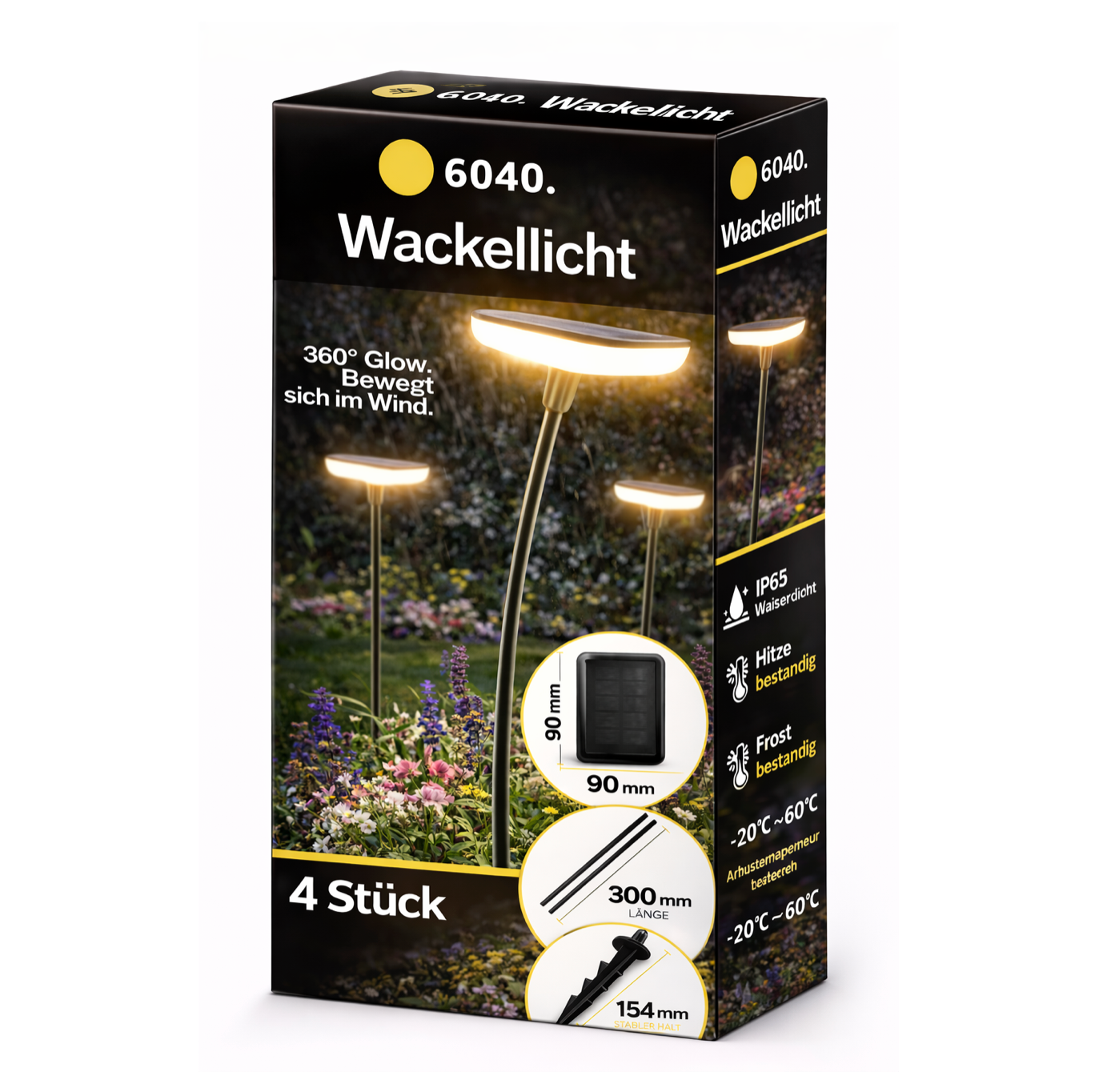 6040 Blikající světlo - Premium (4 kusy)