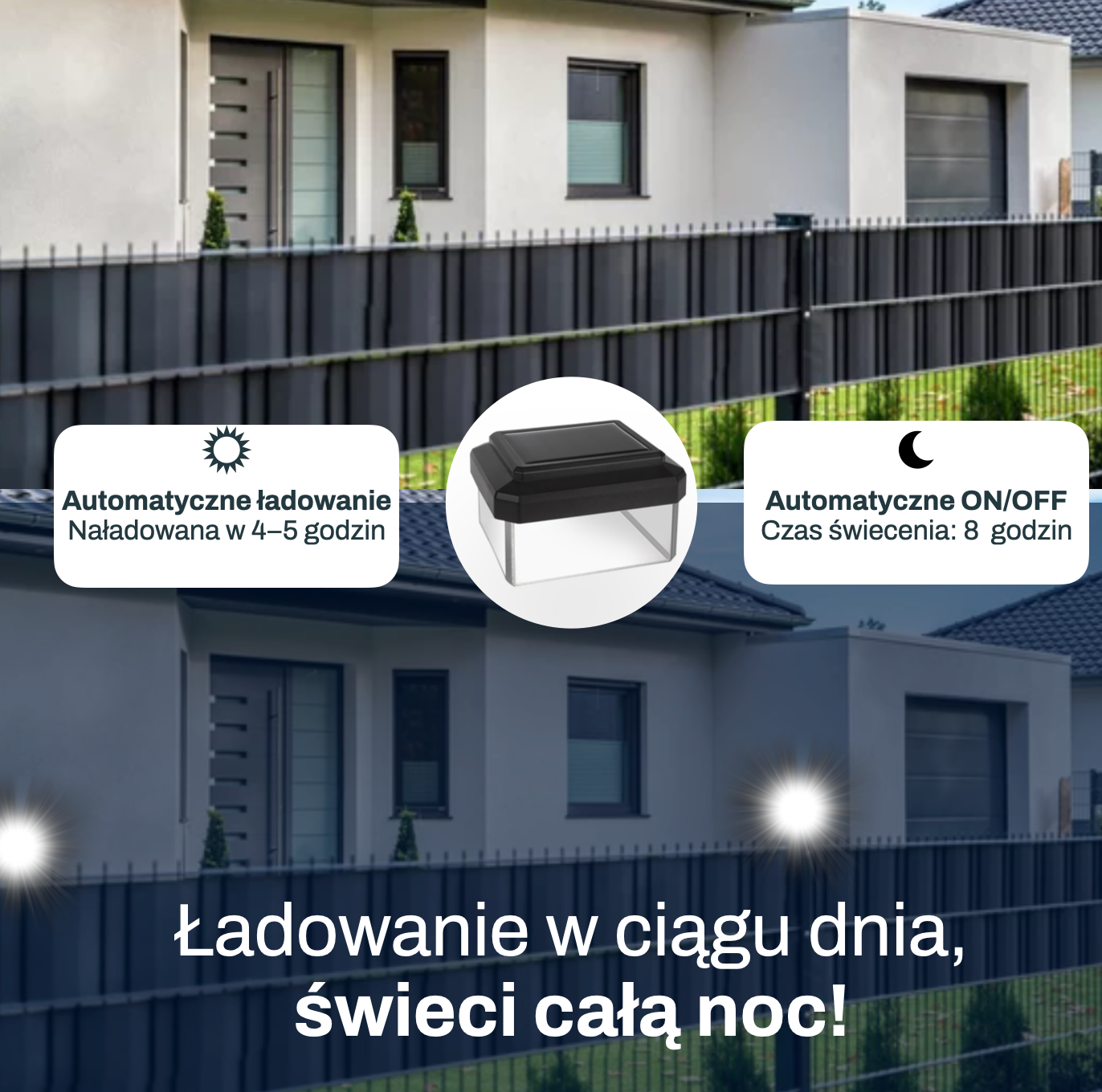 Solární LED lampa 6040